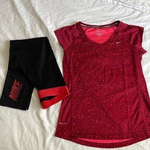 Nike top and leggings